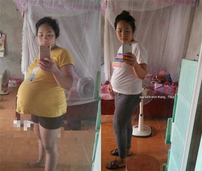 Hình ảnh mẹ trẻ 4 năm mổ 3 đứa con, tăng cân vùn vụt đến mất hết cả dáng khiến người xót kẻ chê - Ảnh 4.