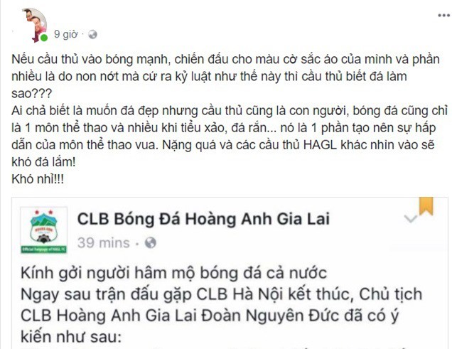 Tranh cãi việc Bầu Đức treo giò cầu thủ đá láo với Duy Mạnh - Ảnh 4.