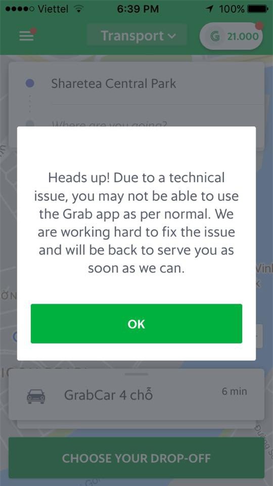 Nhiều hành khách phàn nàn khi ứng dụng Grab liên tục bị treo và tố hãng âm thầm tăng giá cước - Ảnh 3.