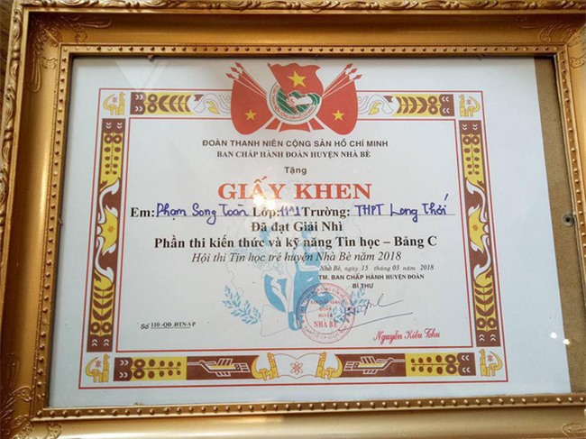 Những điều tuyệt vời mà Song Toàn để lại cho THPT Long Thới sau khi chuyển trường vì cô giáo "im lặng" - Ảnh 4.