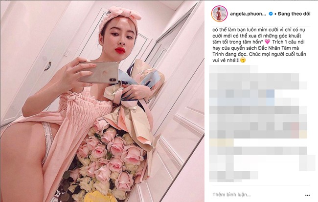 Bó hoa không có lỗi, chỉ mong Angela Phương Trinh đừng tạo dáng làm khổ bó hoa nữa mà thôi - Ảnh 2.