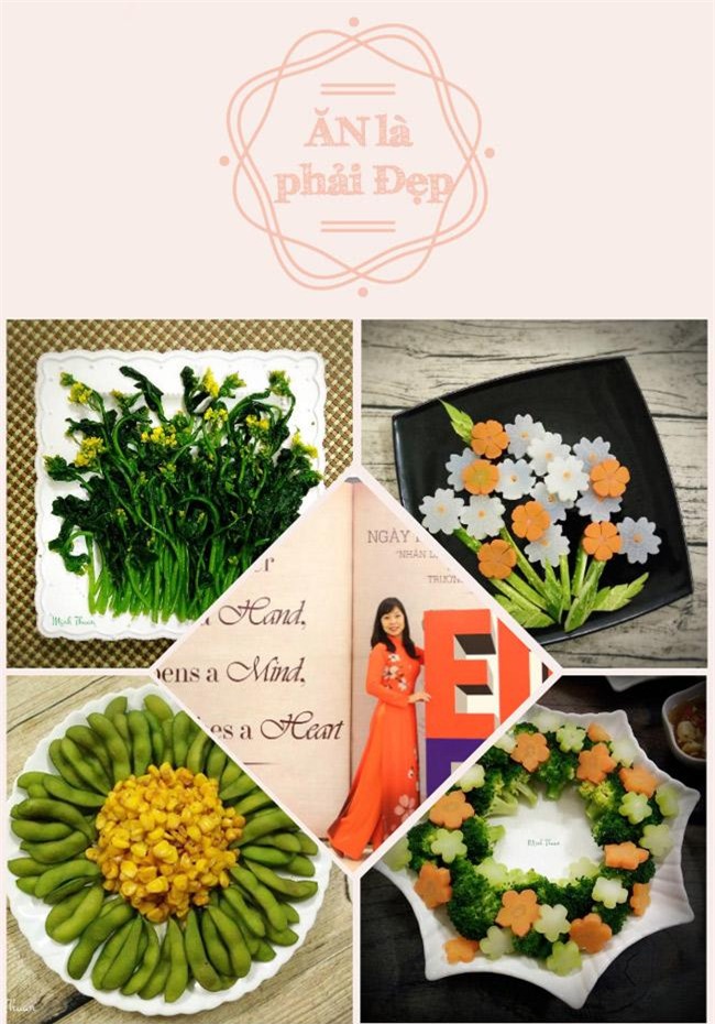 me dam khoe cac dia rau khien dan mang thot len "chi la rau thoi co can dep the khong?" - 1