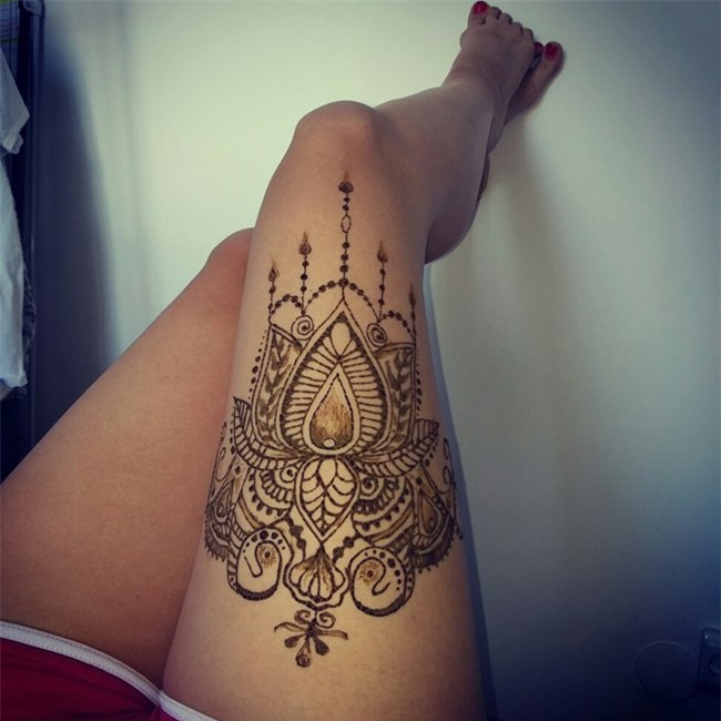 Cách vẽ hình vẽ henna đơn giản có thể tạo điểm nhấn trên cơ thể