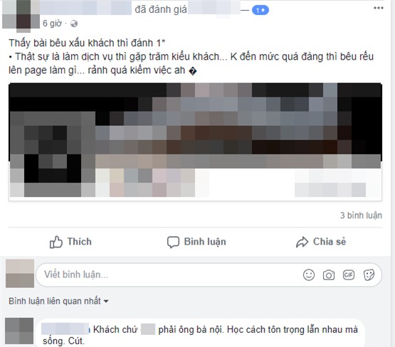 Bị đánh giá 1 sao vì phục vụ thiếu chuyên nghiệp, chủ shop nổi tiếng đáp trả như chửi vào mặt khách hàng - Ảnh 2.