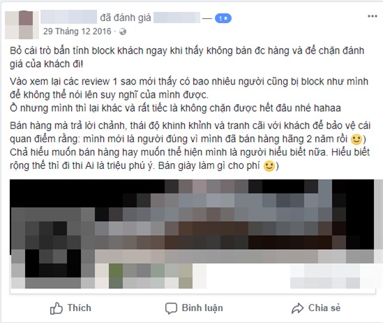 Bị đánh giá 1 sao vì phục vụ thiếu chuyên nghiệp, chủ shop nổi tiếng đáp trả như chửi vào mặt khách hàng - Ảnh 5.