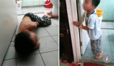 Sự thật gây sốc về hình ảnh những đứa trẻ bị trói chân tay, lột áo nằm dưới nền nhà - Ảnh 1.