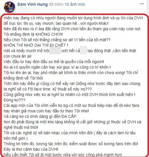 Lam Trường lên tiếng về tin liên quan sàn đa cấp nghìn tỷ iFan