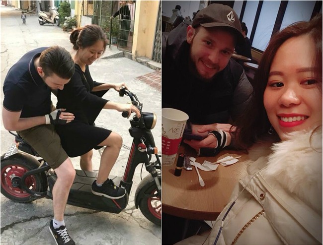 Phát hờn với chuyện tình ngọt ngào của cô gái Việt mét rưỡi với chàng trai Úc cao gần...2m