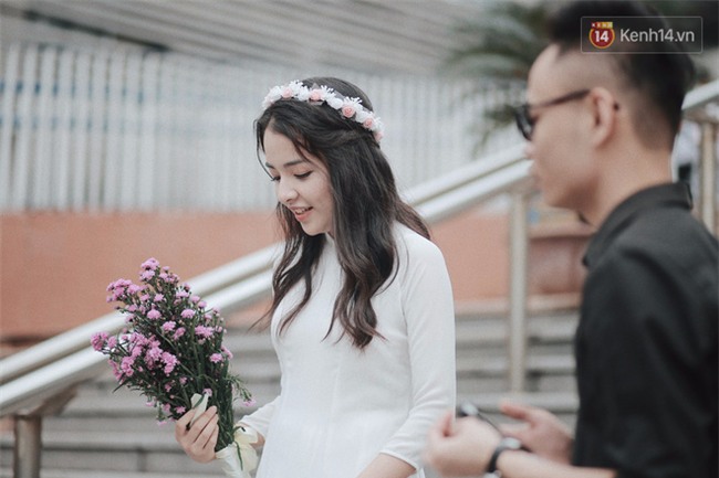 Mỗi năm chỉ có 1 lần được ngắm con gái trường Ams mặc áo dài xinh thế này thôi! - Ảnh 8.