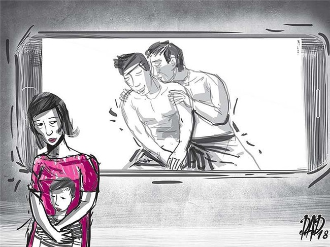 vo doi ly hon vi chong chi ‘me trai’ - 1