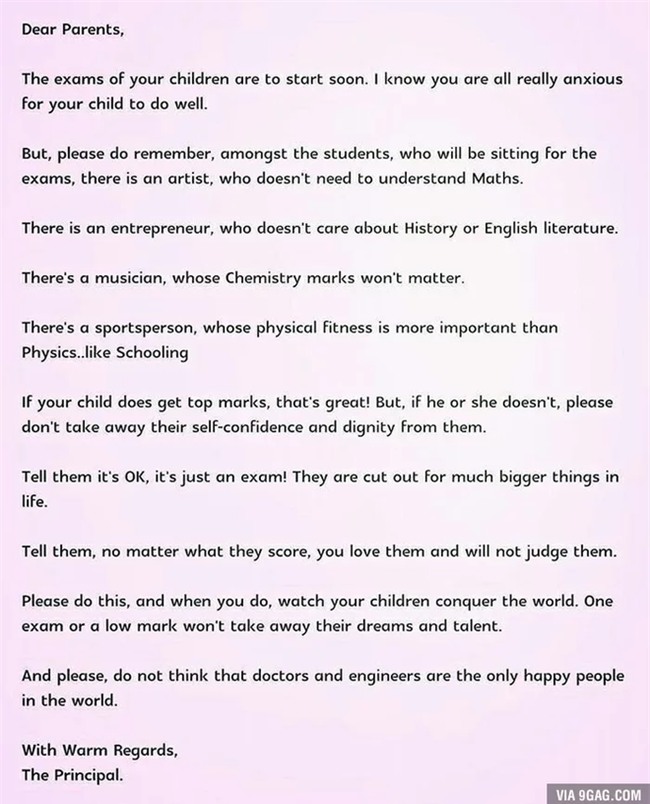 Điều gì trong bức thư của thầy hiệu trưởng gửi các phụ huynh khiến nó lan tỏa khắp thế giới suốt 2 năm qua? - Ảnh 1.