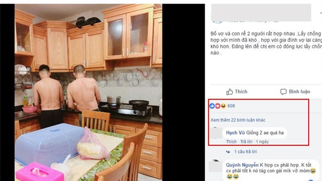 Khoe ảnh bố vợ và con rể hợp nhau như cạ cứng, cô nàng khuyên chị em: Cưới đi, đừng sợ!