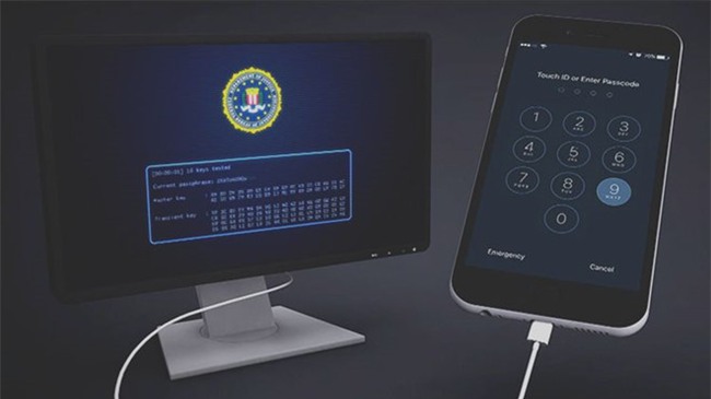 Canh sat My dua nhau mua may be khoa iPhone hinh anh 2