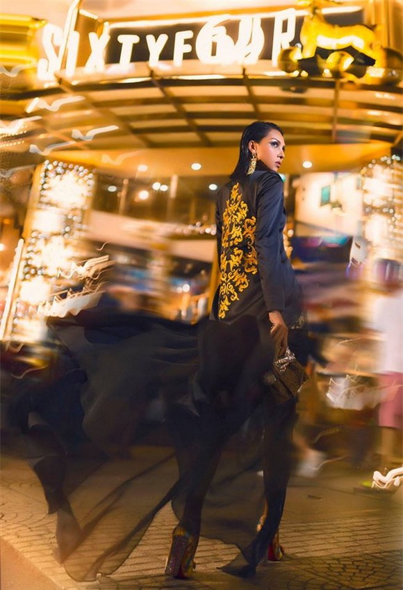 Người mẫu minh triệu,minh triệu khoe chân dài 1m2,sao việt minh triệu