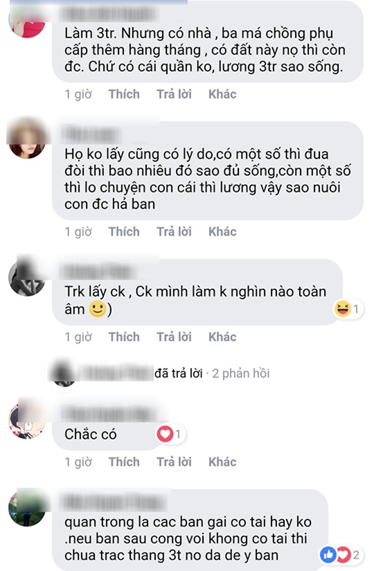 Đăng đàn hỏi có nên lấy chồng lương tháng 3 triệu không, cô nàng vô tình khiến hội chị em dậy sóng tranh cãi - Ảnh 3.