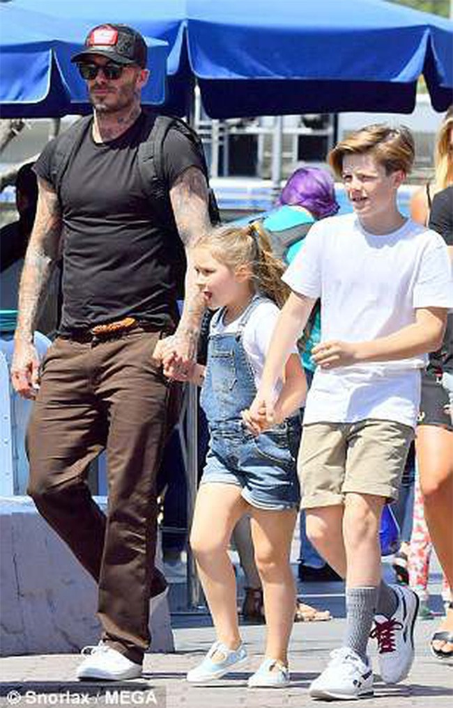 Các con nhà Beckham đều đã cực cao lớn, đặc biệt Harper cho thấy tiềm năng trở thành siêu mẫu - Ảnh 6.