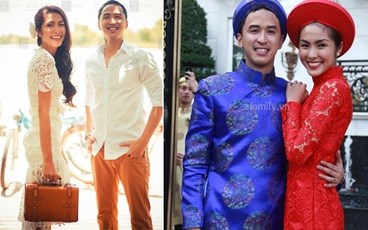 Chọn áo dài và váy cưới