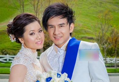 Ảnh cưới lãng mạn của Đan Trường