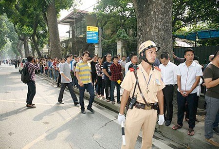 150 chốt CSGT cho lễ tang Đại tướng