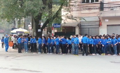 6.400 đoàn viên thanh niên hỗ trợ nhân dân vào viếng Đại tướng