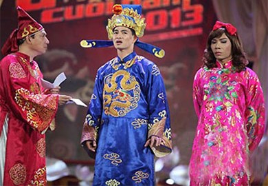 Tuổi thật Công Phượng, Lệ Rơi, Sơn Tùng M-TP 'đạo nhạc' vào Táo Quân 2015