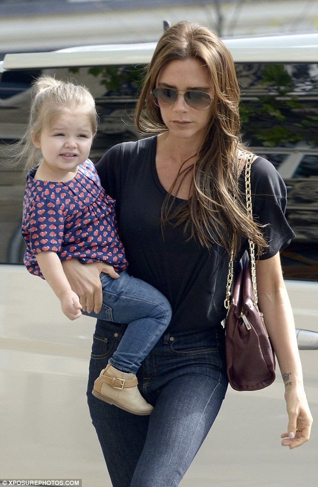 Công chúa nhỏ Harper của nhà thiết kế Victoria Beckham và cựu danh thủ David là một trong những bé gái được các công ty quảng cáo săn đón nhiều nhất.