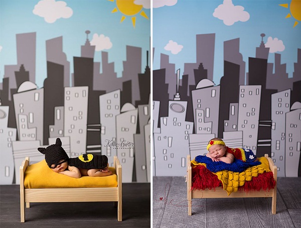 Người Dơi và nhân vật Wonder Woman.