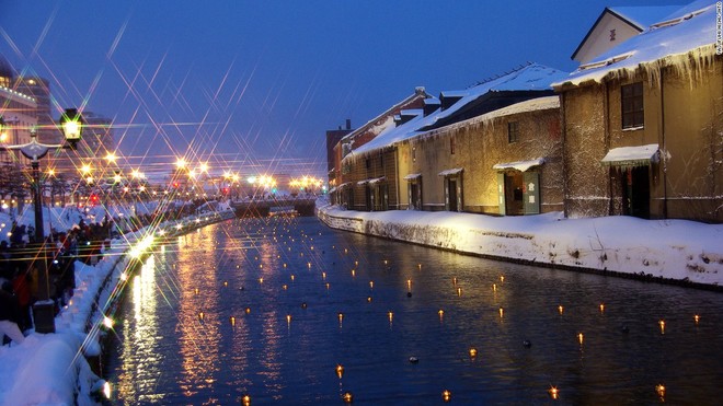 Lễ hội Otaru snow light. 