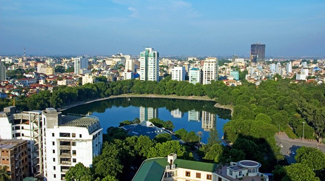 "Hồ Thiền Quang trong xanh", tác phẩm đoạt giải khuyến khích của tác giả Xuân Chính (5 triệu đồng).