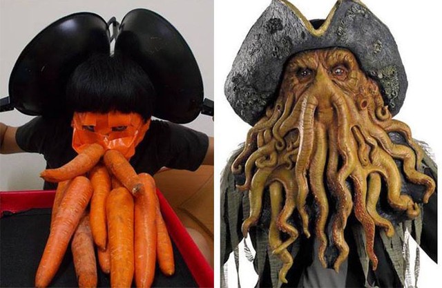 Thuyền trưởng "bạch tuộc" Davy Jones trong phim Cướp biển vùng Caribe
