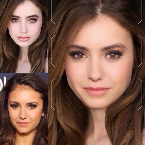 Nina Dobrev và Lily Collins.