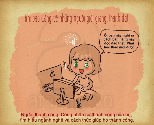 Người thành công biết công nhận và học hỏi từ các thành tích của người khác.