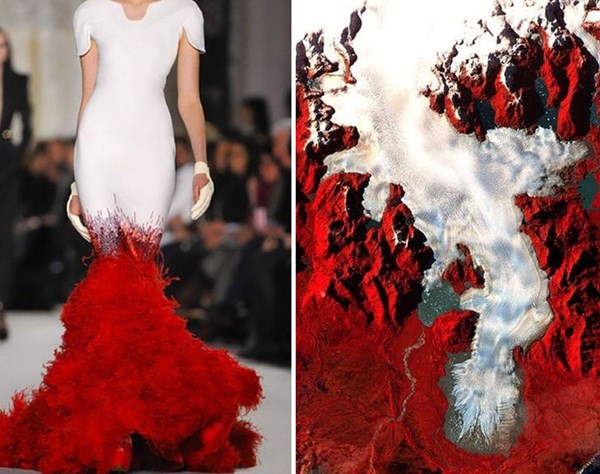 Stephane Rolland Xuân Hè 2012 & Thung lũng các sông băng ở Chile - Hình ảnh vệ tinh của Patagonia, chụp bởi NASA