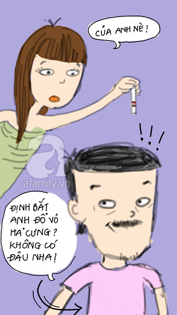 Khi thông báo “Em có thai”, các cô gái đương nhiên biết ai là tác giả của đứa bé trong bụng mình. Nhưng với các chàng họ Sở, một trong những lý lẽ được sử dụng nhiều nhất khi muốn chối bỏ trách nhiệm là: “Đó không phải con của tôi!”.