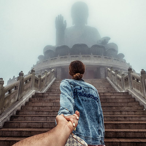 Tượng phật nổi tiếng ở Hồng Kông.