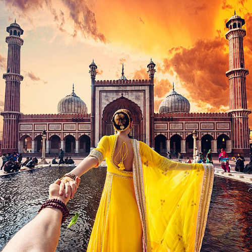Nhà thờ Hồi giáo thuộc Jama Masjid.