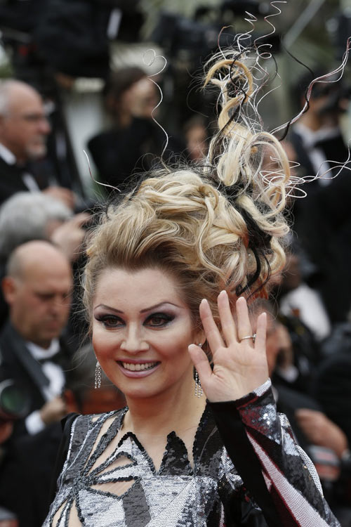 Những ý tưởng về tóc của Elena Lenina tại Cannes luôn độc nhất vô nhị