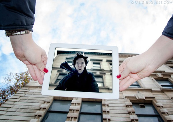 Thám tử Sherlock tại bệnh viện St Barts, London, Anh.
