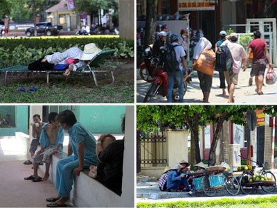 Nửa đất nước vật vã trong