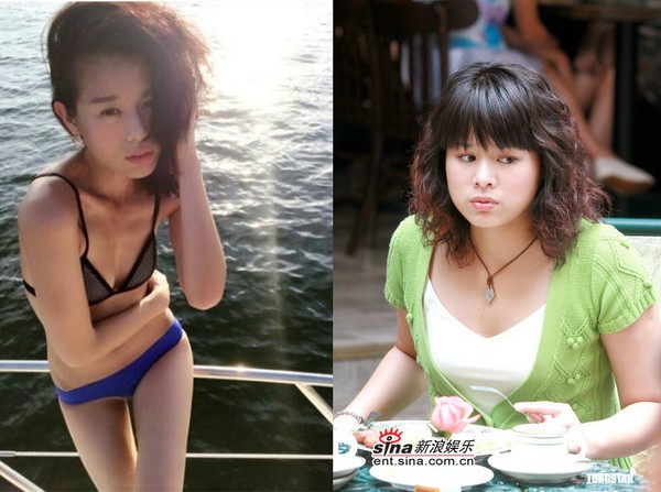 Nhìn vào hai tấm ảnh này, ít ai nhận nữ chính trong ảnh đều là Hồ Hạnh Nhi