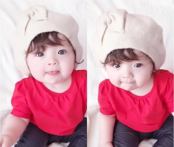 Bức ảnh đời thường nhưng lại như người mẫu nhí đang chụp hình quảng cáo