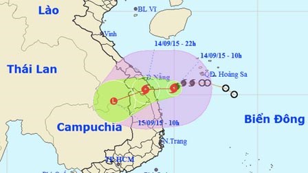 Tối nay, Quảng Nam trong tâm bão số 3