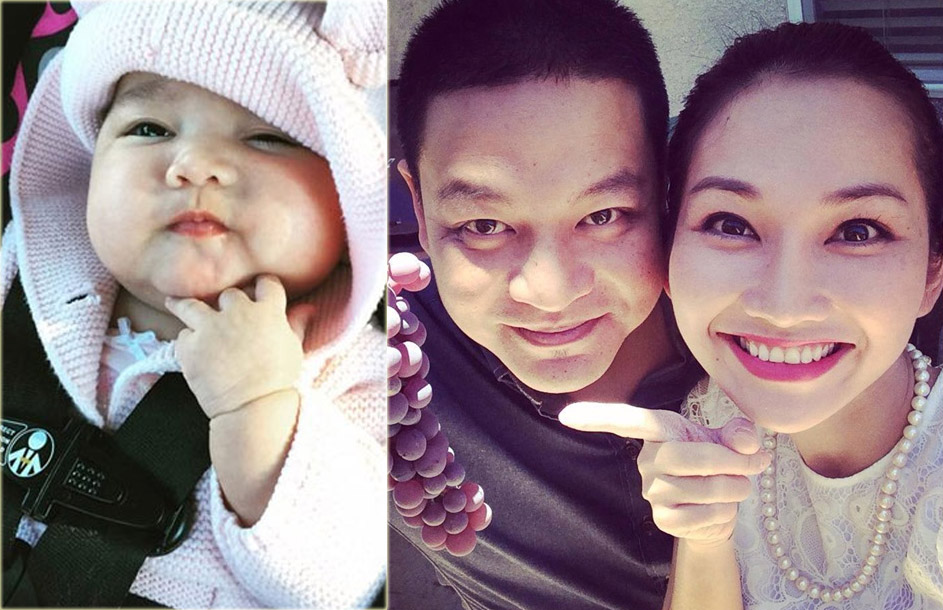 Là kết quả của tình yêu ngọt ngào của Kim Hiền với doanh nhân Andy, Yvona lại khá giống bố Andy.