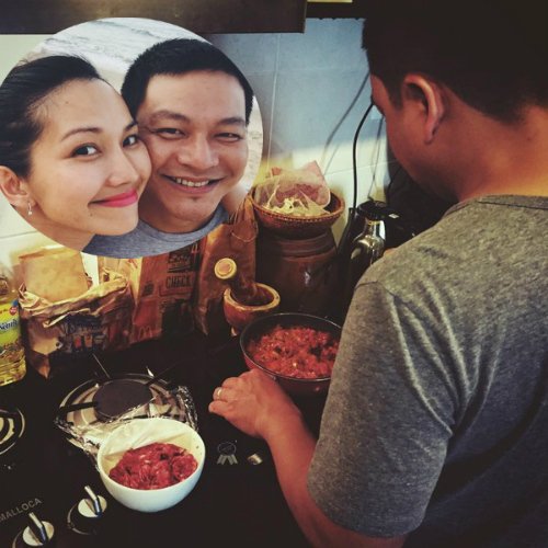 Dù công việc bận rộn song mỗi khi rảnh, Andy lại “lăn” vào bếp nấu những món ăn ngon cho gia đình.