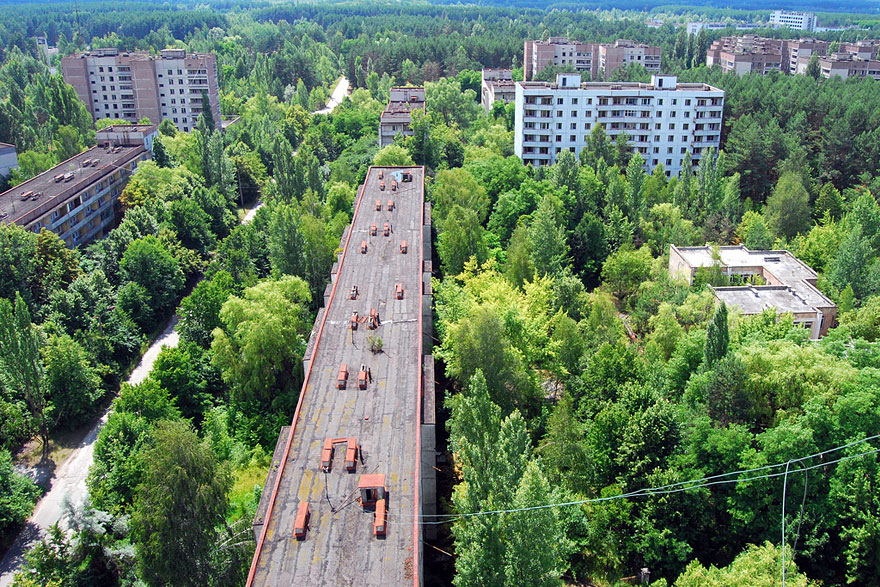 Ai có thể nghĩ rằng thành phố bị bỏ hoang vì phóng xạ, tại Ukraina lại có thể biến thành một không gian xanh đến thế.