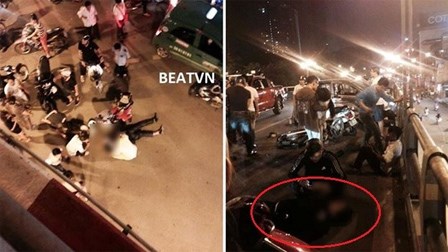 Người bị hất lên capo taxi ở cầu vượt Thái Hà nói gì?