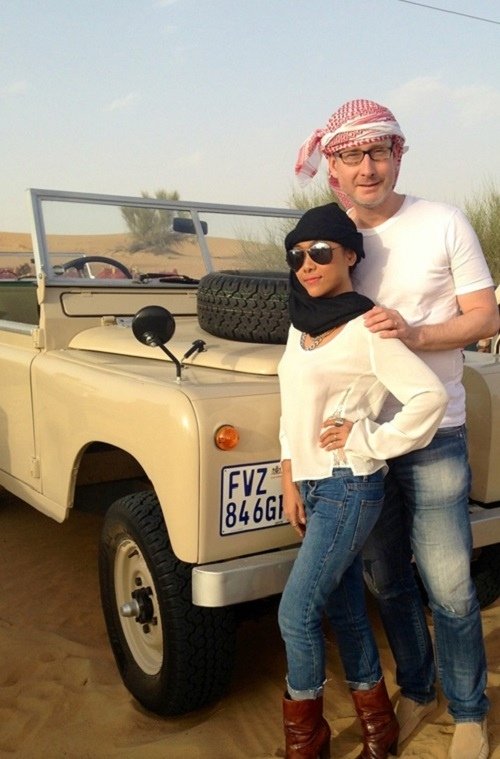 Trước Hà Hồ, ca sĩ Đoan Trang và chồng Tây cũng có chuyến "trăng mật" ở Dubai.