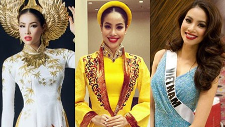Những bộ trang phục 'gây bão' của Phạm Hương tại Hoa hậu Hoàn vũ