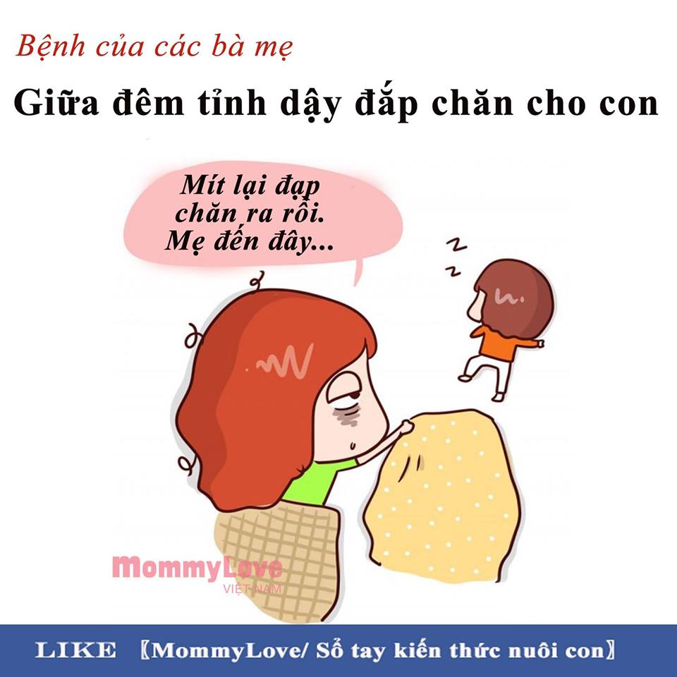 Nhắm mắt, đắp chăn cũng trở thành phản xạ tự nhiên.