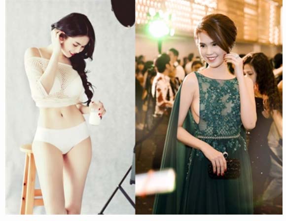 Bộ trang phục nào của Ngọc Trinh cũng sexy, xuyên thấu. Không khoe vòng một thì cũng lộ vòng ba đầy khiêu khích.